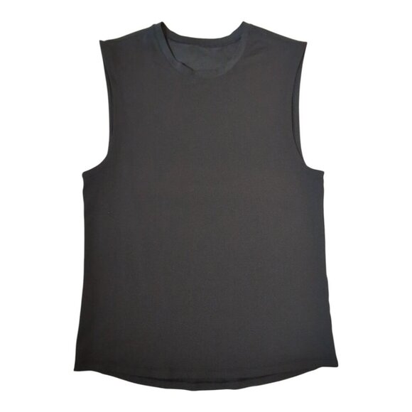 Lululemon Mens Black Sleeveless Top Size Small Athletic Lightweight Run Training - Picture 1 of 5